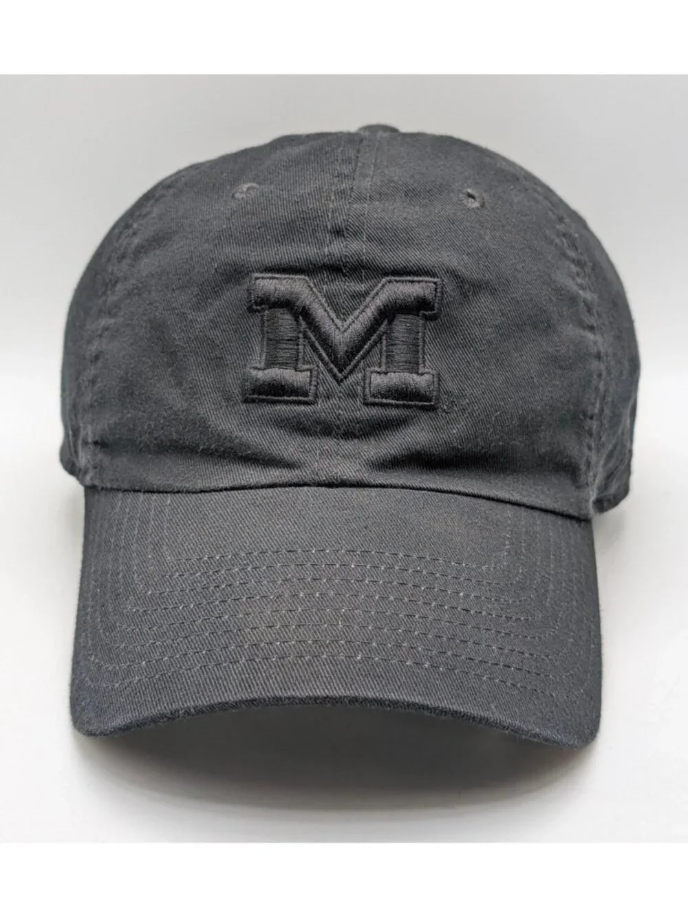 Michigan Wolverines Air Jordan Hat Cap Adjustable Strap Back Solid Black NCAA